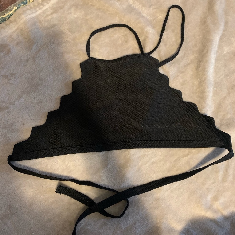 Black swim top